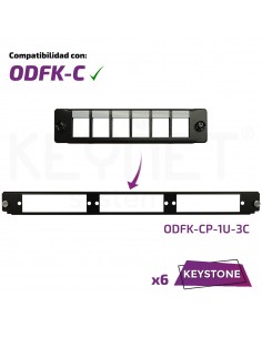 Paneles frontales bandejas ODF