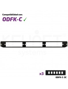 Paneles frontales bandejas ODF