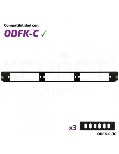 Paneles frontales bandejas ODF