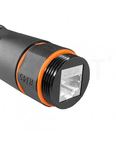 In-line coupler Cat6A FTP RJ45...
