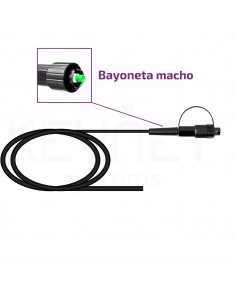 Pigtail bayonet connection...