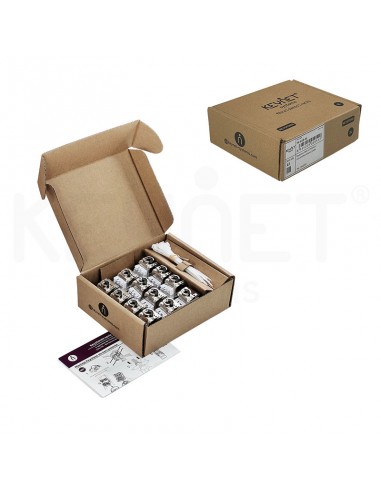 Keystone datos Cat8 FTP 180º 50µ"...