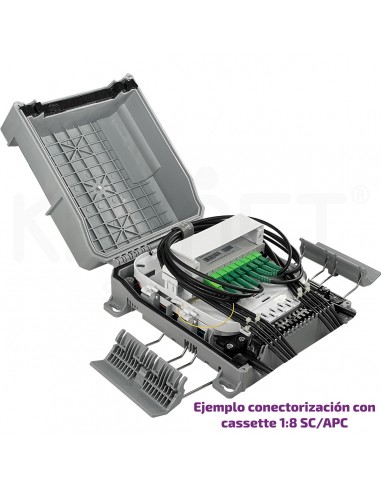 Caja FTTh distribución exterior IP68...