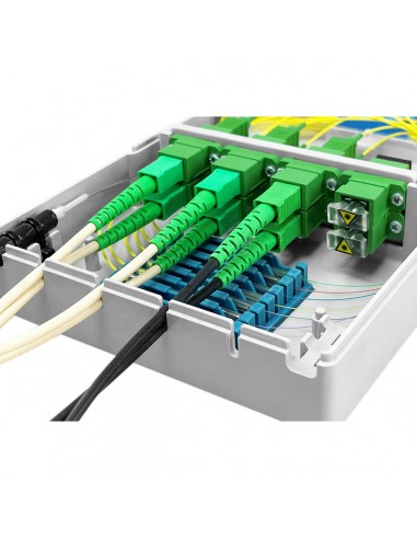 Caja terminal fibra óptica FTTh 8...