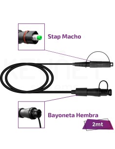 Chicote extensor baioneta...
