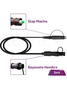Chicote extensor baioneta...