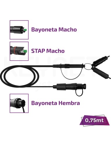 Latiguillo extensor DUAL MHH