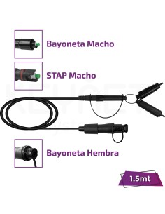 Latiguillo extensor DUAL MHH