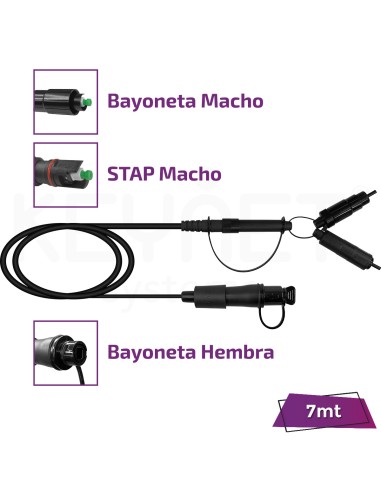 Latiguillo extensor DUAL MHH