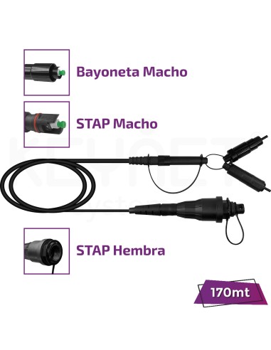 Chicote extensor Stap fêmea a DUAL...