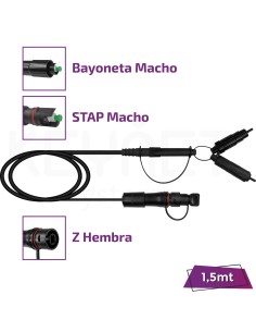 Chicote extensor Z fêmea a...