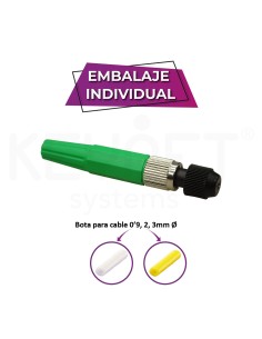Conector mecánico fibra...