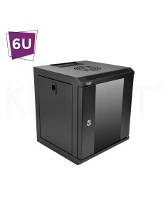 Armario rack a pared 6U 10"...