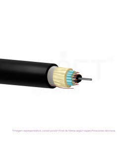 •Cable 4 fibras ajustada...