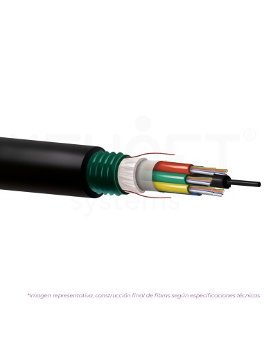 •Cable 16 fibras 4Tx4F SM Monomodo...