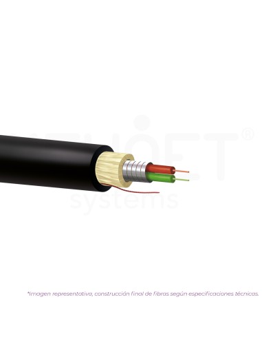 Cabo 2fo SM G657A2 600µ" aço flex LSZH