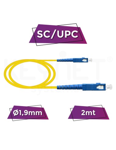 Patchcord SX simplex SC/APC