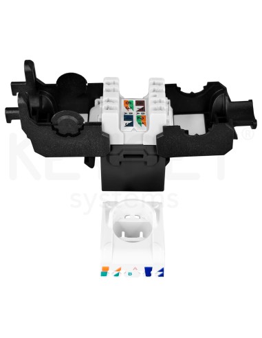 copy of Keystone Cat6A 90º UTP