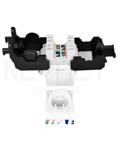 Keystone Cat6 UTP 180º +... 2
