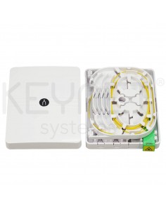 FTTh indoor box 2ports with splicing tray