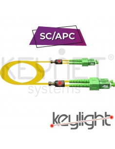 Fiber patchcord singlemode duplex Keylight