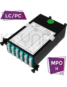 ODFK Cassettes MPO-LC MM OM3 para bandejas C y V