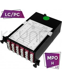 ODFK Cassettes MPO-LC MM OM4 para bandejas C y V