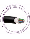 Cable fibra SM ajustada dieléctrica