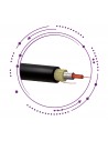 Cable fibra óptica SM monomodo para acometidas - cubierta redonda -