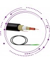 F551-PT Pigtails acometida FTTh 1 fibra SC/APC doble cubierta LSZH blanco/ PE negro 4mm -int/ext-
