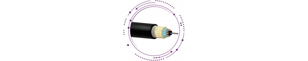 Armoured MM fibre cables