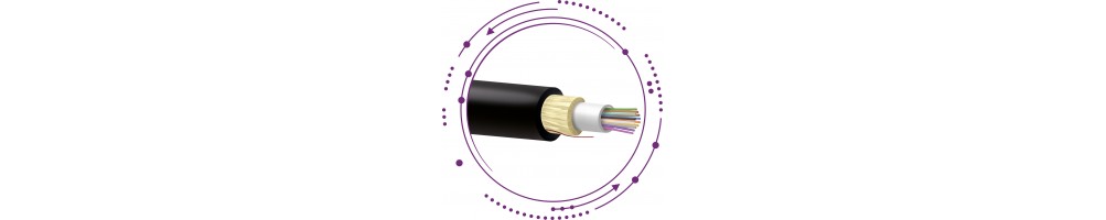 F2-Cables fibra SM ADSS holgada monotubo PE -exterior-
