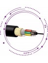 F4-SM ADSS aramid multitube loose fibre cable PE -outdoor