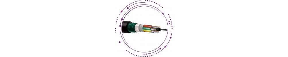  Cable fibra SM holgada armadura metalica multitubo