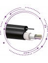 Cable fibra óptica SM monomodo ADSS Autosoportada Holgada
