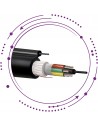 Cables fibra SM holgada multitubo fiador acero