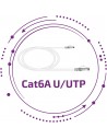 Cat 6/6A U/UTP Gama estándar 15µ" blanco