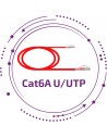 Cat 6/6A U/UTP Gama estándar 15µ" rojo