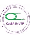 Cat 6/6A U/UTP Gama estándar 15µ" verde