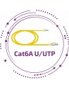 Cat 6/6A U/UTP Gama estándar 15µ" amarillo