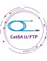 Cat 6/6A U/FTP Gama estándar 15µ" azul