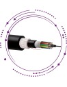 F22-Cable SM holgada multitubo fibras vidrio doble cubierta B2ca LSZH -interior/exterior-