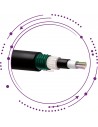 F23-Cable SM holgada monotubo armada fibras vidrio doble cubierta Fca PE -interior/exterior-