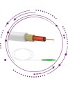 F501-PT Pigtails acometida FTTH 1 fibra SC/APC cable B2ca LSZH blanco -interior-