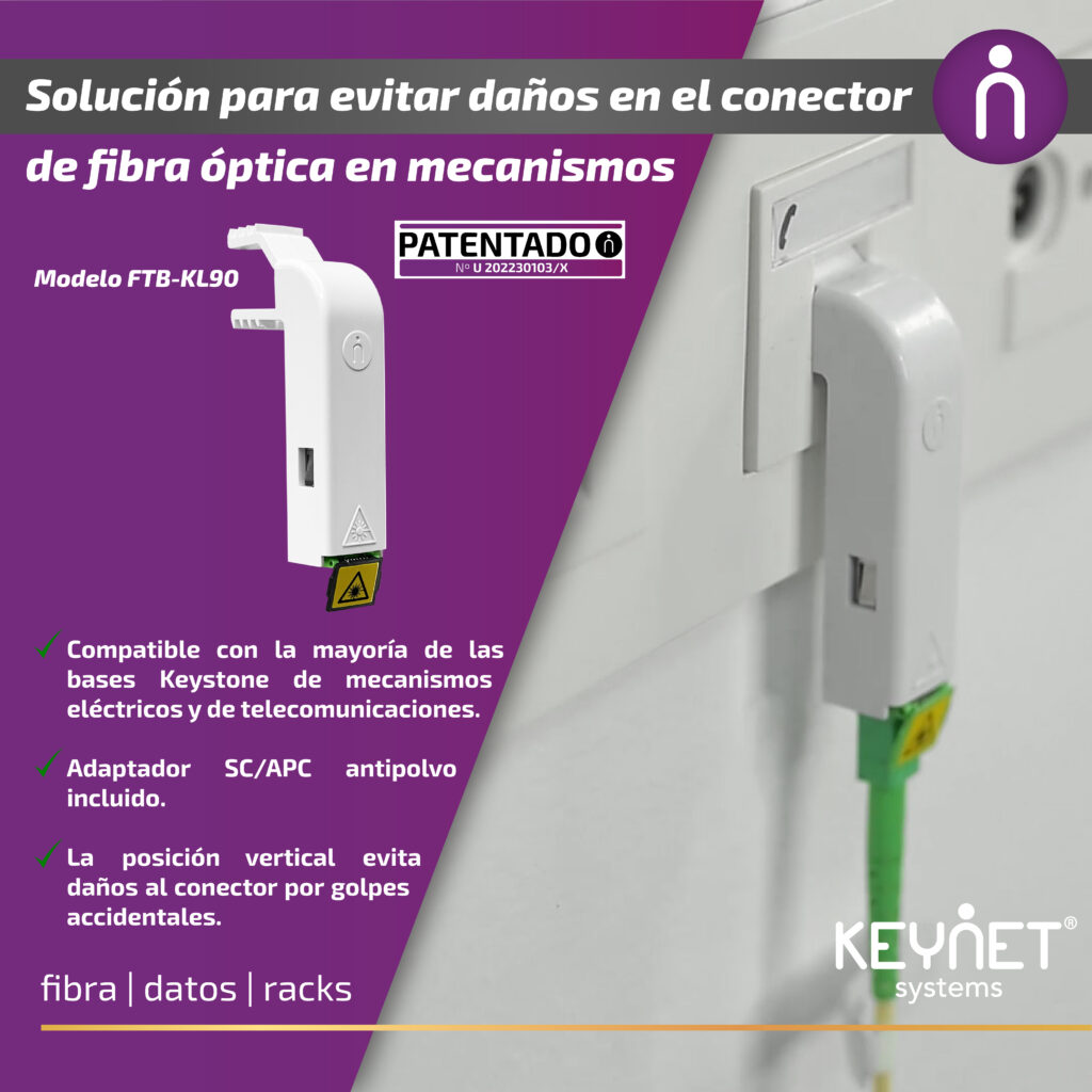 Adaptador fibra óptica